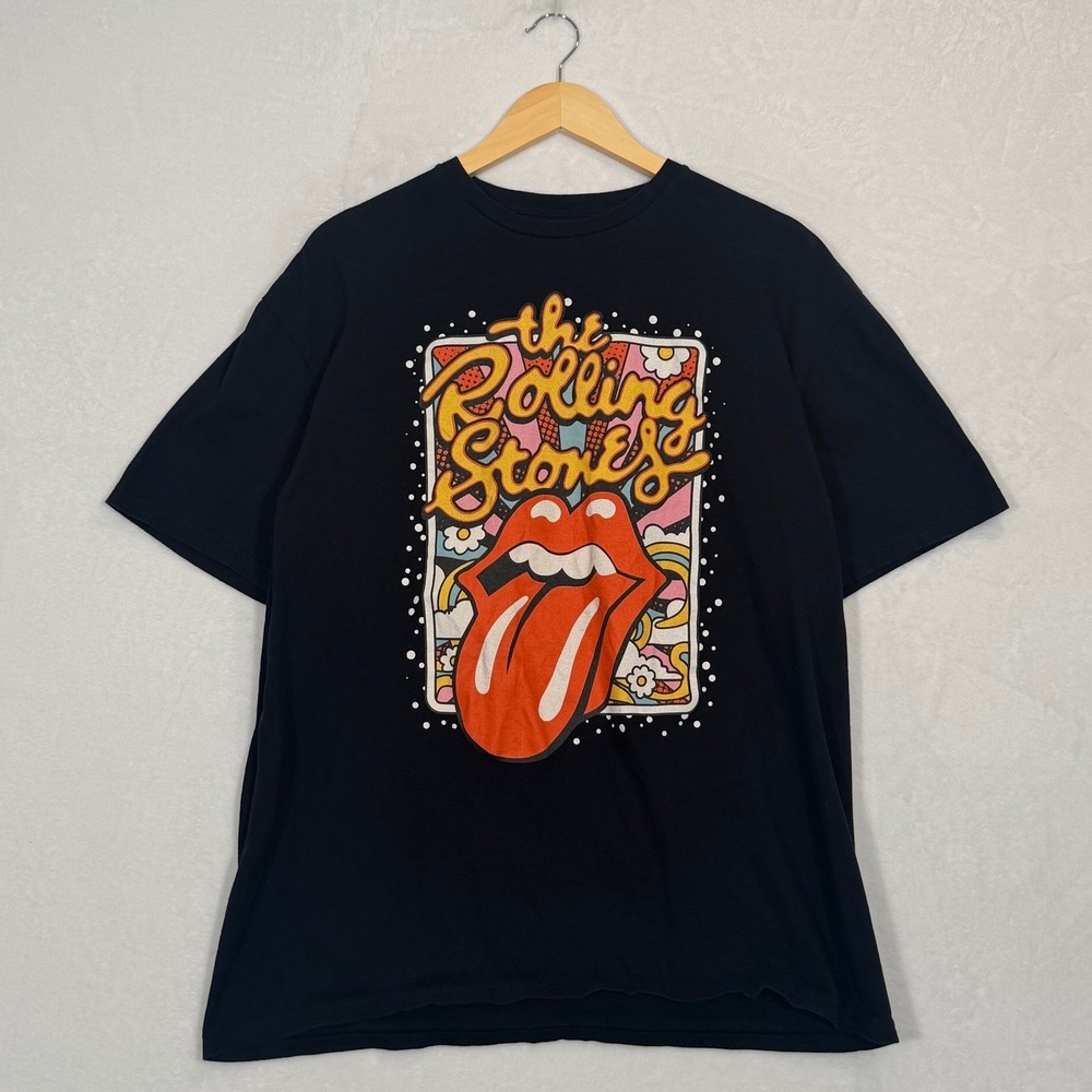 The Rolling Stones Black Graphic T-Shirt XL